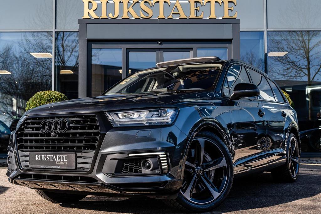 Audi Q7 3.0 TDI E-Tron Quattro|PANO|360|TREKHAAK|LUCHTV., Auto's, Automaat, Gebruikt, Euro 6, Adaptive Cruise Control