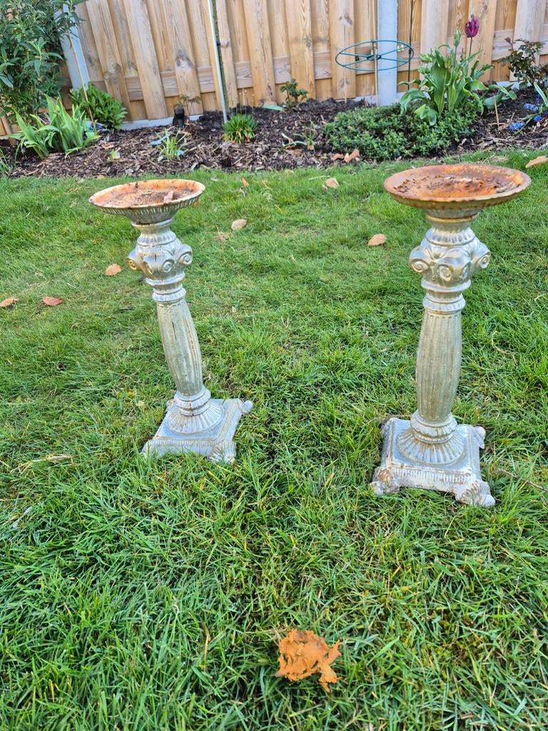 gietijzeren kandelaars, Ophalen, Overige materialen