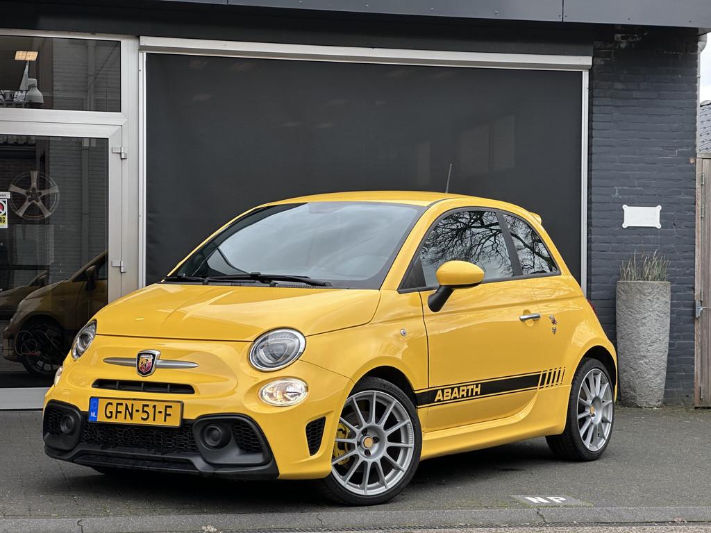 Fiat 500 1.4 T-Jet Abarth 595 AIRCO / DAB / BLUETOOTH / NAVI, Auto's, Voorwielaandrijving, 145 pk, Stof, Gebruikt