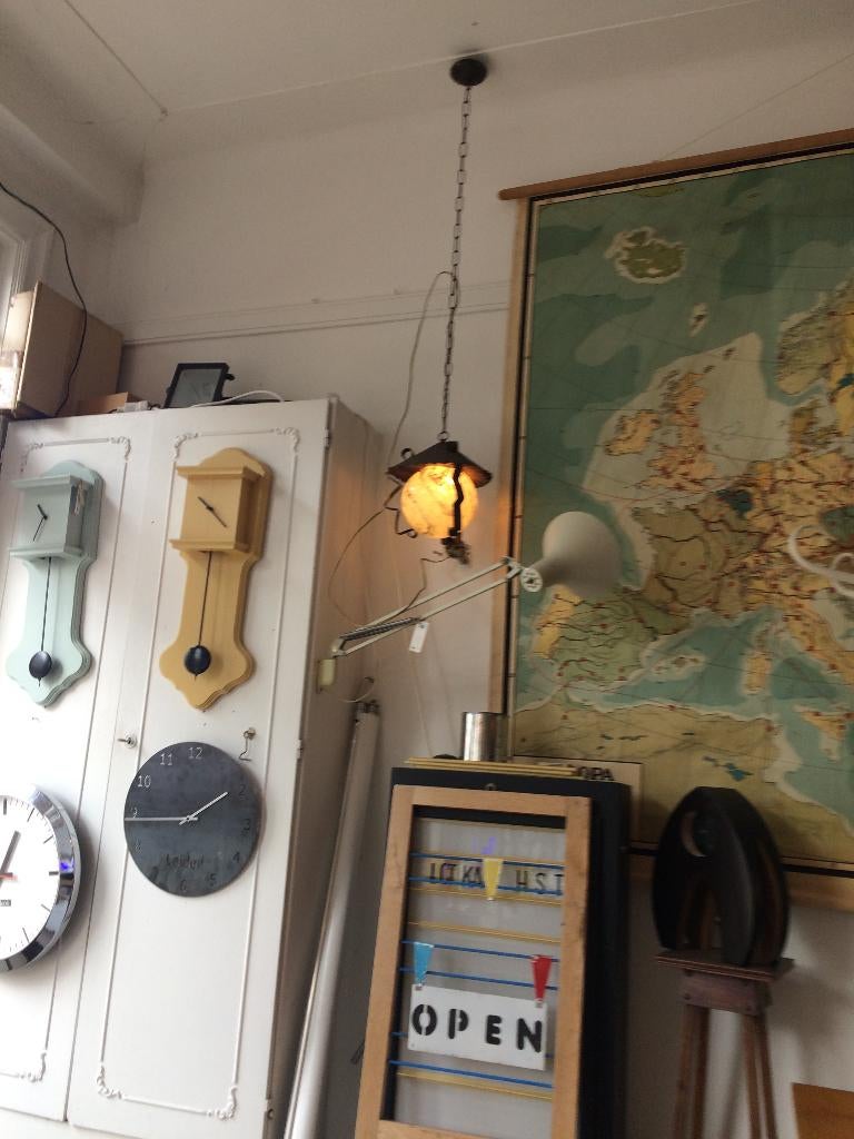 Arts-and-crafts /art deco lamp, one-off, handgemaakt, Ophalen of Verzenden