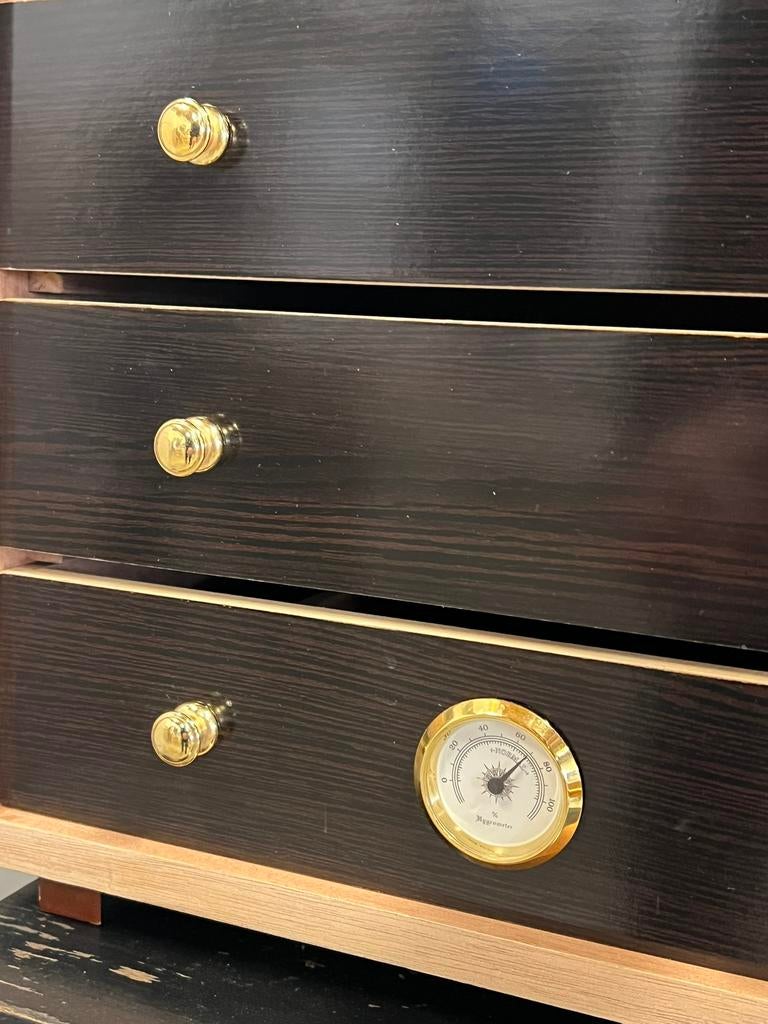 Prachtige Humidor, chique, Verzamelen, Rookartikelen, Aanstekers en Luciferdoosjes, Ophalen, Tabaksdoos of Verpakking, Zo goed als nieuw