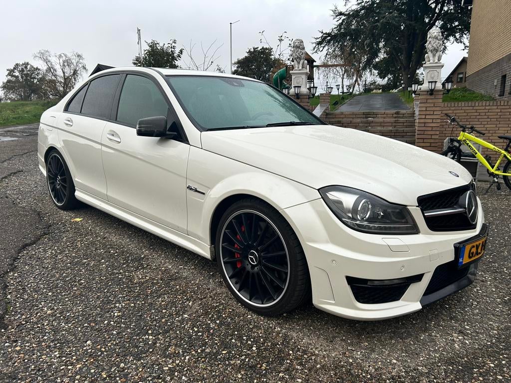 C63 AMG P31 Development Package SLS AMG MOTOR 1e LAK!, Automaat, Achterwielaandrijving, 8 cilinders, Wit