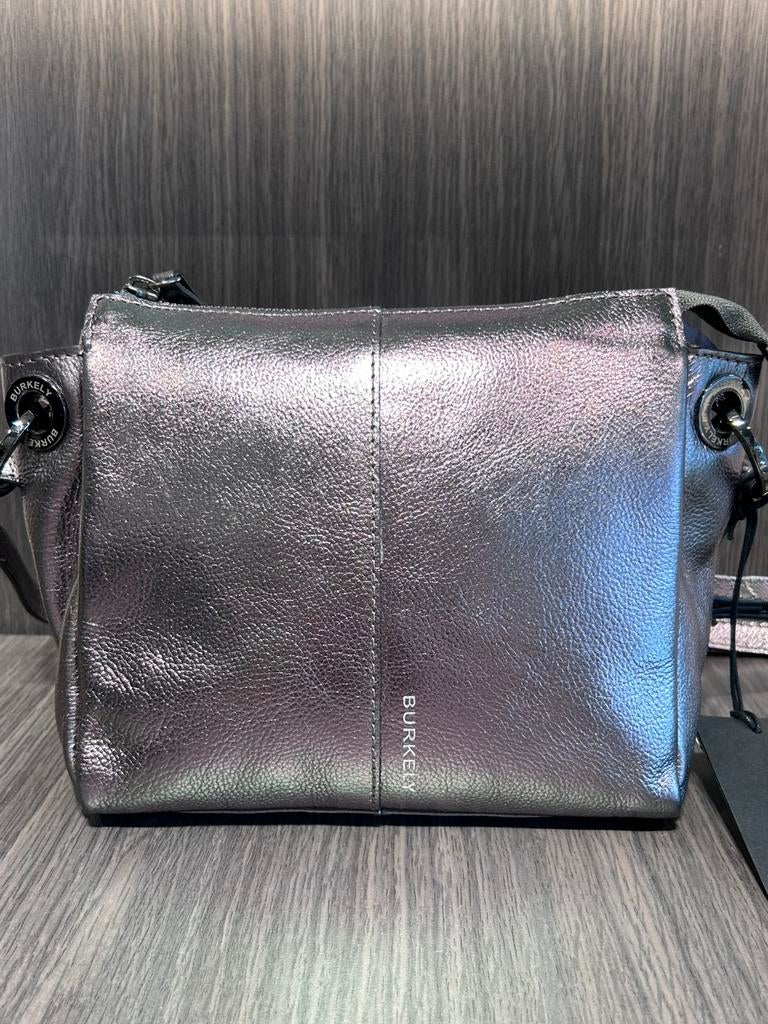 Burkely tas leer nieuw met rits, Ophalen of Verzenden, Nieuw, Overige kleuren, Schoudertasje