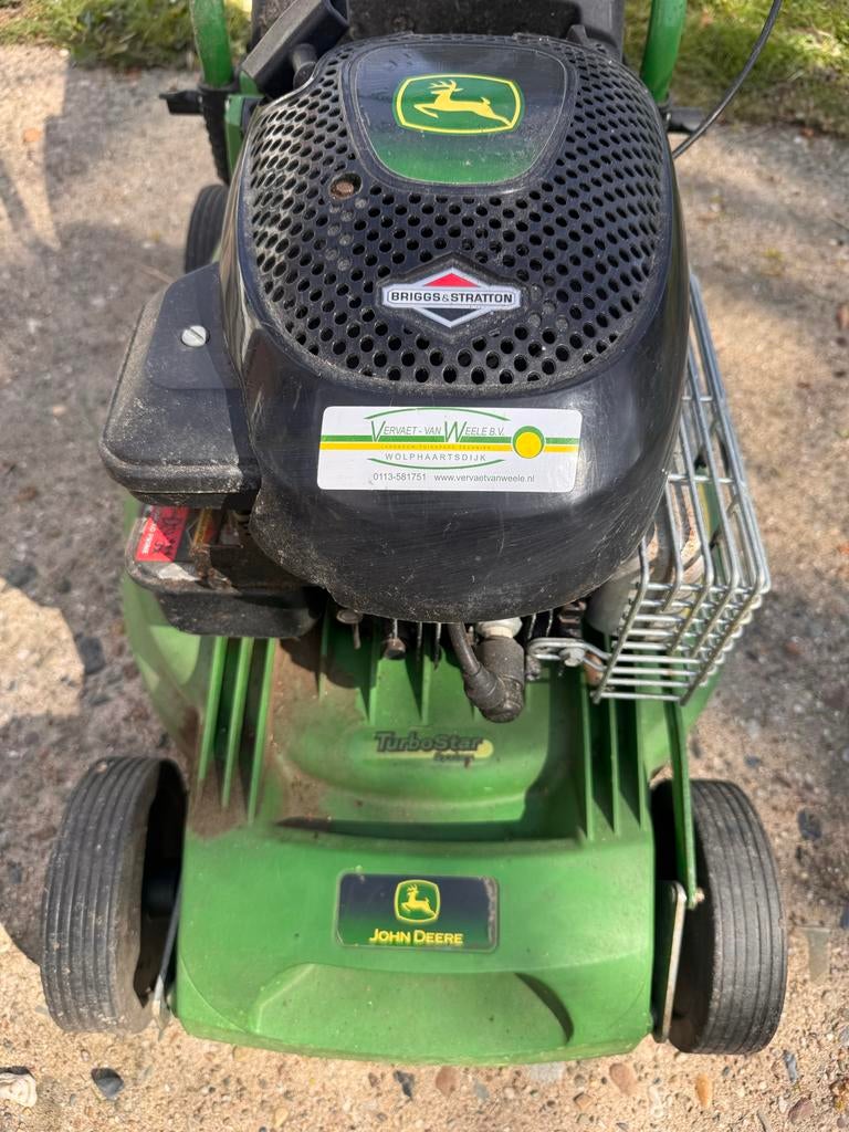 Grasmaaier John Deere, Tuin en Terras, Ophalen, Cirkelmaaier, Gebruikt, Opvangbak