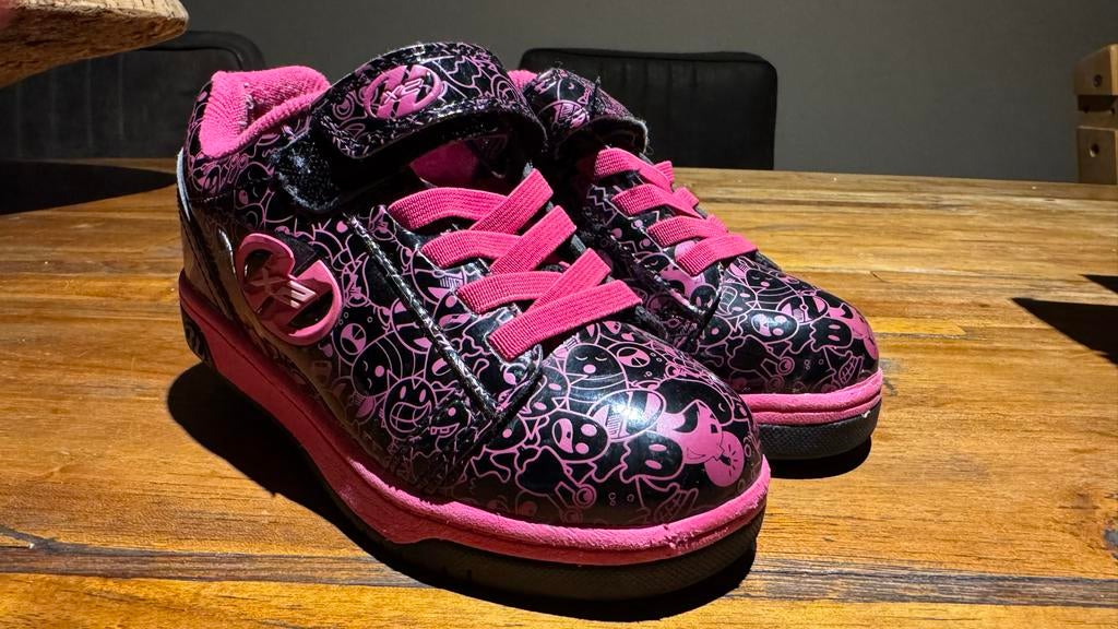 Heelys rolschoenen - Zwart/Roze met wieltjes, Ophalen, Gebruikt, Overige typen, Overige merken