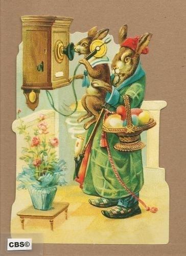 Paashazenkind belt.... poezieplaatjes 5114, Ophalen of Verzenden