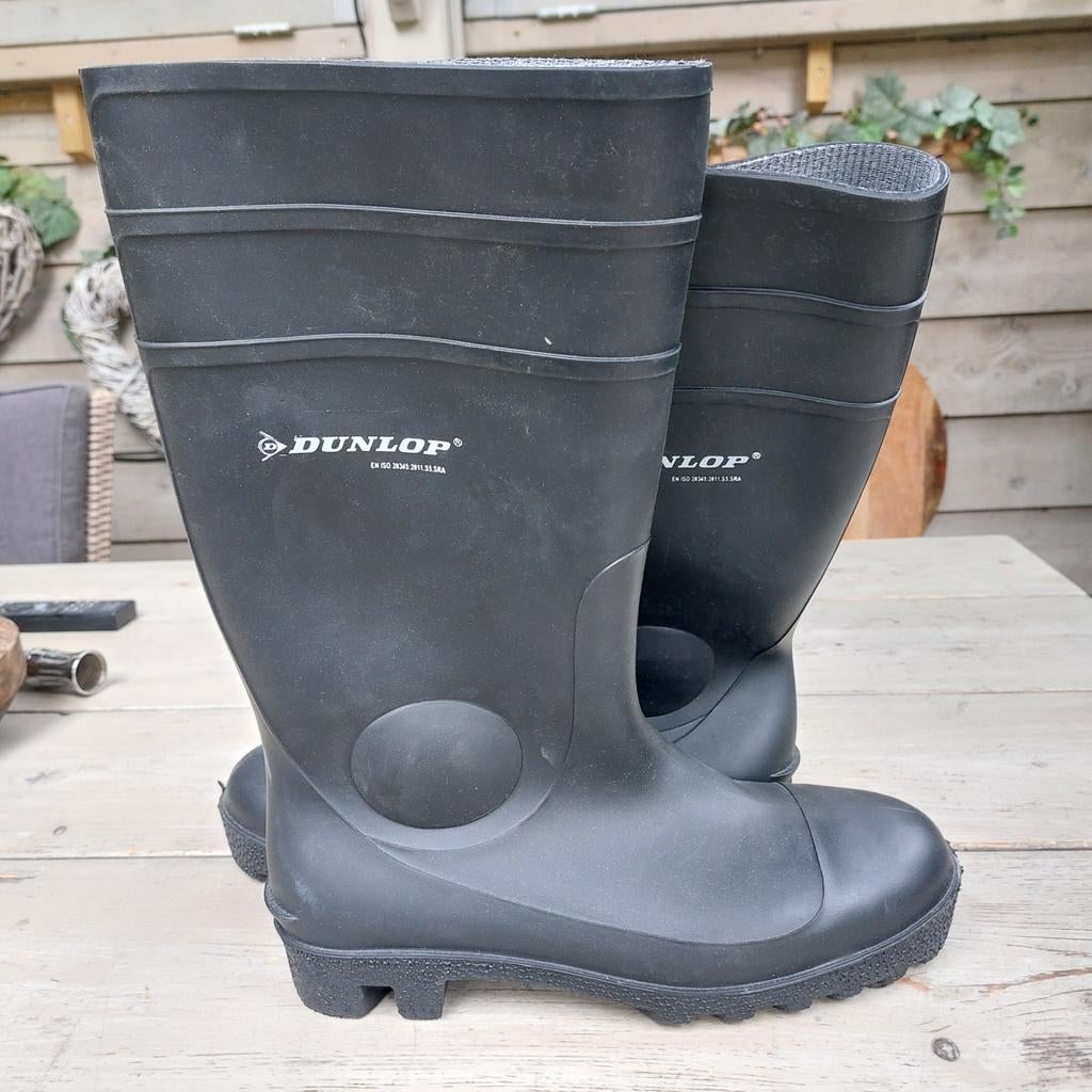 veiligheidslaarzen dunlop , zwart, maat  44, Doe-het-zelf en Verbouw, Ophalen of Verzenden, Nieuw