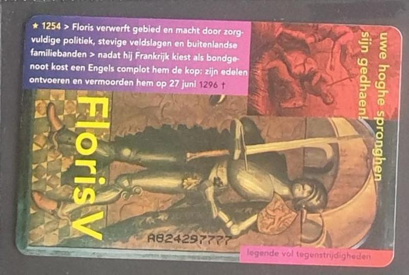 Telefoonkaart Floris V ongebruikt, Verzamelen, Telefoonkaarten, Ophalen of Verzenden, Nederland