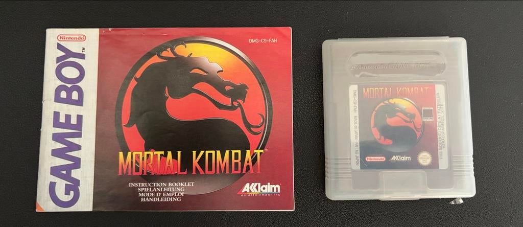 Mortal Kombat -  Game Boy (Game + Boekje), Spelcomputers en Games, Games | Nintendo Game Boy, Gebruikt, Vanaf 18 jaar, Vechten