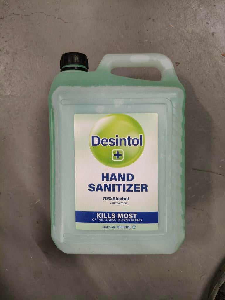 Hand desinfectie, Ophalen, Schoonmaakmiddel