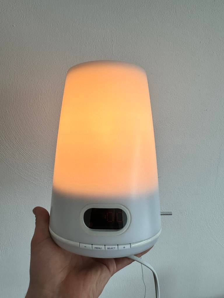Philips wake up light, Witgoed en Apparatuur, Wekkers, Ophalen of Verzenden, Zo goed als nieuw