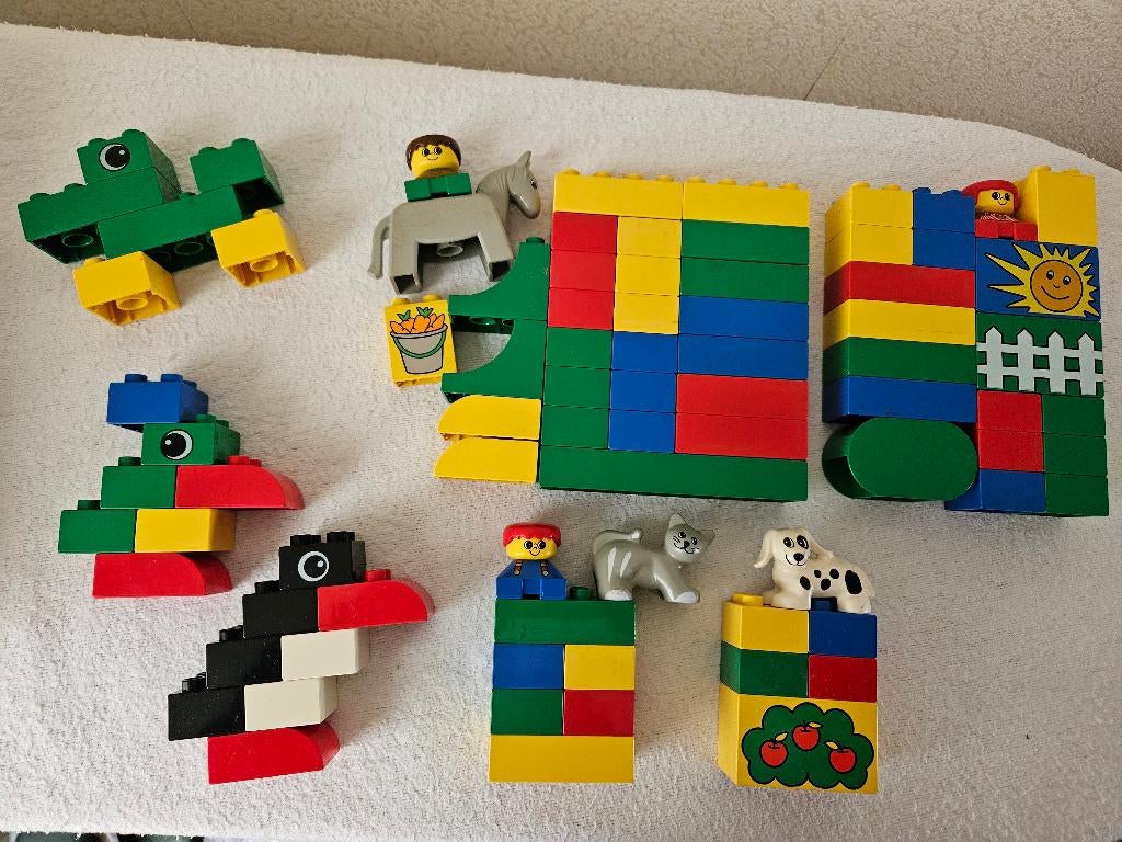 7x Lego Duplo set blokjes 1641,1739,1751,1759,2262,2270,2277, Ophalen of Verzenden, Zo goed als nieuw, Complete set, Duplo