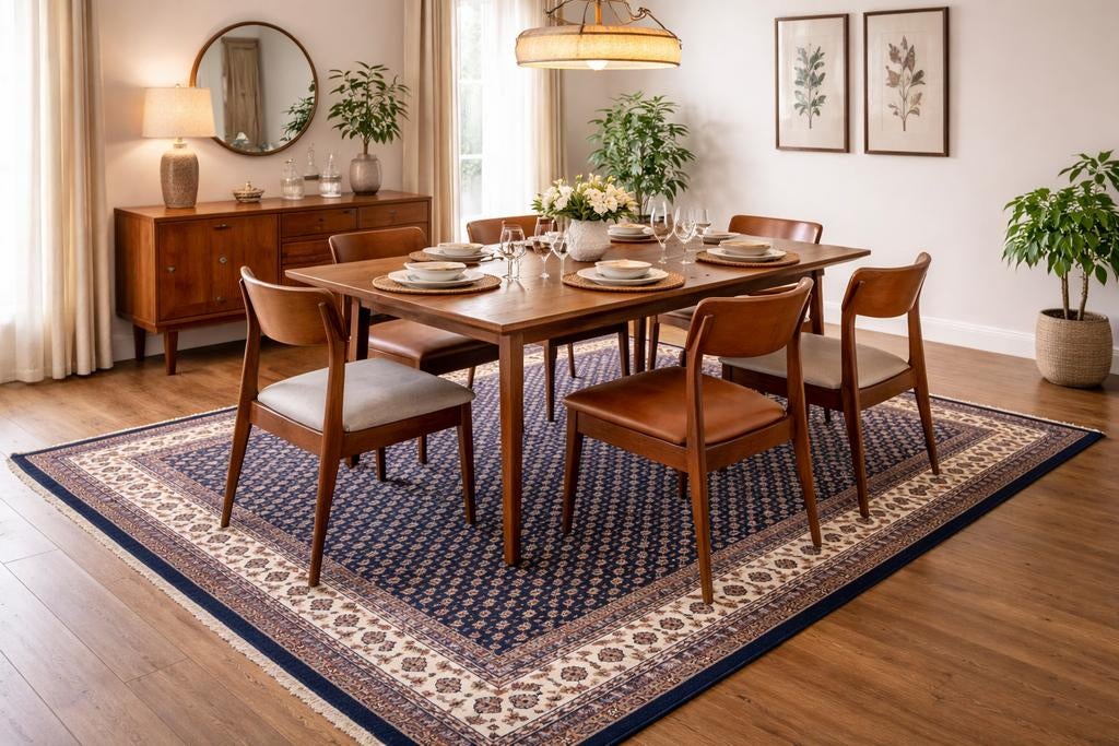 Handgeknoopt oosters tapijt mir 330x236, Info@SlatsAntiek.nl, Perzisch, Vof Slats Antiek, Crème