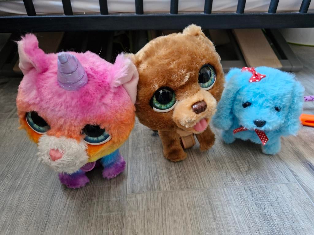 FurReal Friends Speelgoed: Eenhoorn, Hond en Beer, Ophalen, Gebruikt, Jongen of Meisje