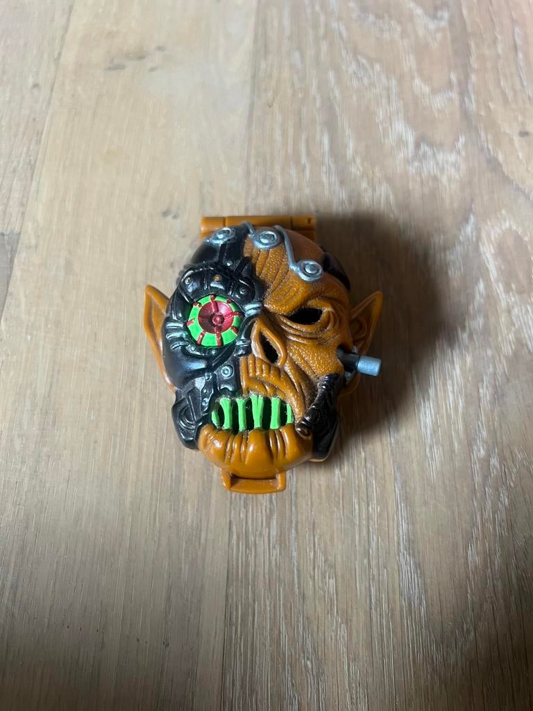 Mighty max battes the skull warrior, Ophalen of Verzenden, Zo goed als nieuw, Zilver, Overige materialen