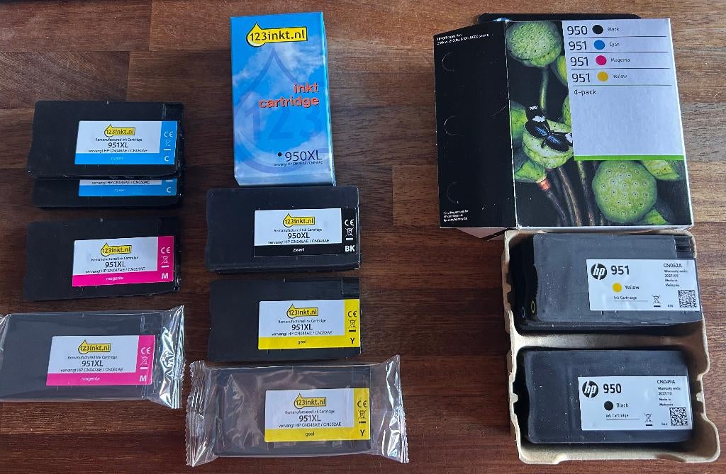 Cartridges HP 950/951 van HP en 123inkt, Ophalen of Verzenden, Nieuw, Cartridge, HP