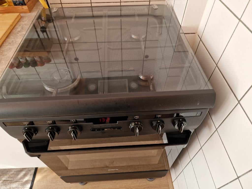 Inventum VFG6034WGZWA met garantie, Ophalen, 60 cm of meer, 4 kookzones, Zo goed als nieuw