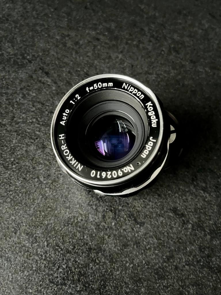 Nikon Nikkor-H 50mm f2 (geen AI ), Ophalen of Verzenden, Gebruikt, Standaardlens