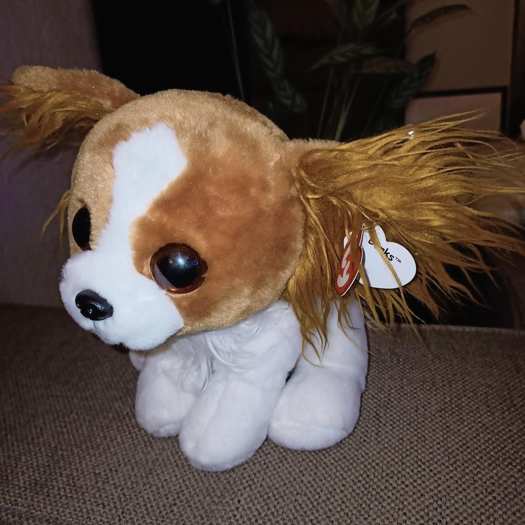 Ty classic, papillon barks, 2017, vlinderhondje., Ophalen of Verzenden, Zo goed als nieuw, Hond