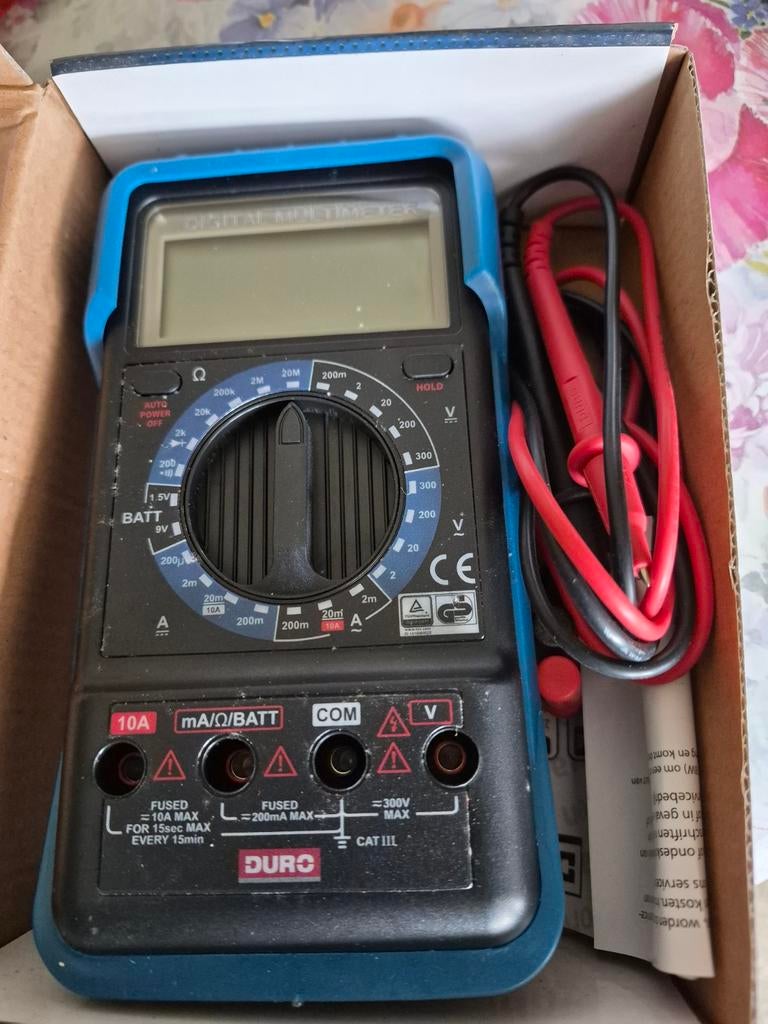 Duro Digitale Multimeter - Nieuw in doos, Ophalen of Verzenden