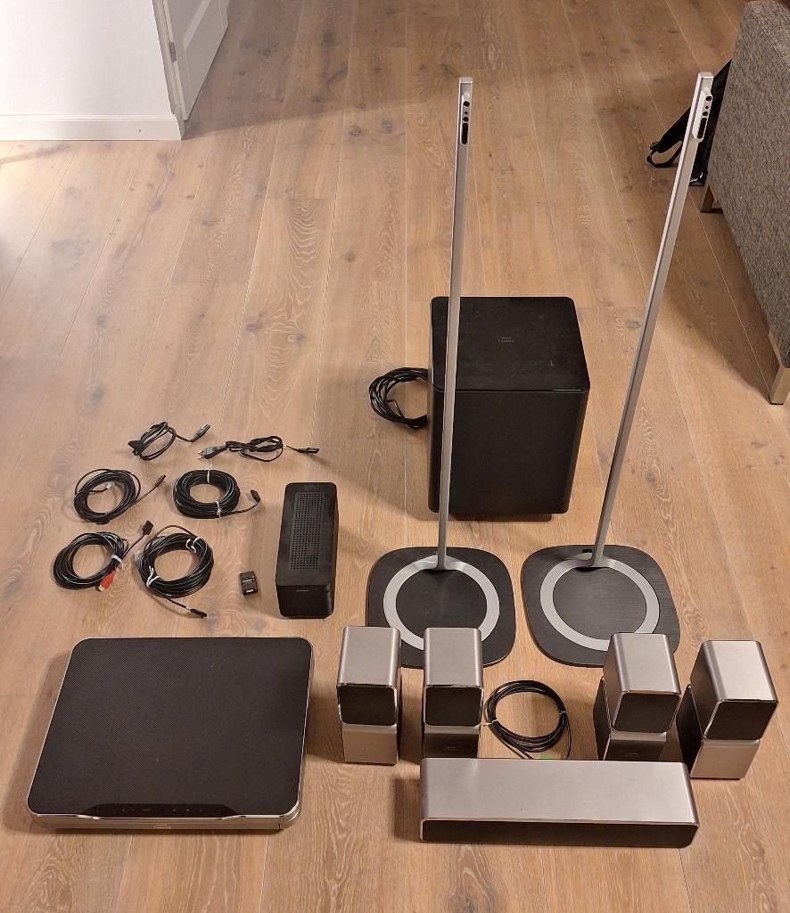 Philips Fidelio 5.1 home cinema + Speaker Stand + Wireless, Ophalen, Philips, Gebruikt, Blu-ray-speler