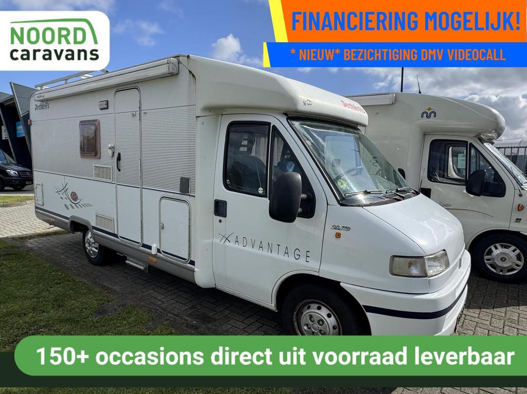 Fiat DETHLEFFS ADVANTAGE FRANSBED, 168211 KM, MEENEEMPRIJS!, Caravans en Kamperen, Campers, Bedrijf, Koelkast, Elektrische ramen