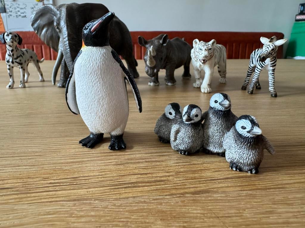 Grote Schleich dieren verzameling - diverse soorten, Verzamelen, Dierenverzamelingen, Ophalen, Gebruikt, Wild dier, Beeldje of Figuurtje