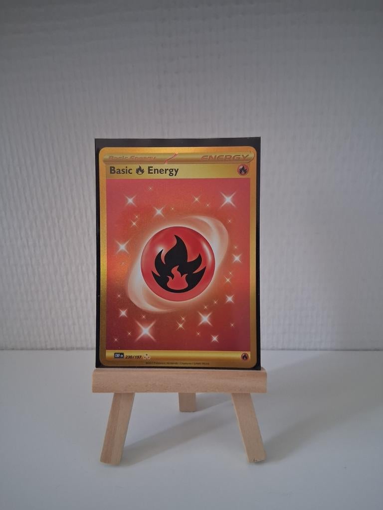 pokemon fire energie gold, Ophalen of Verzenden, Zo goed als nieuw