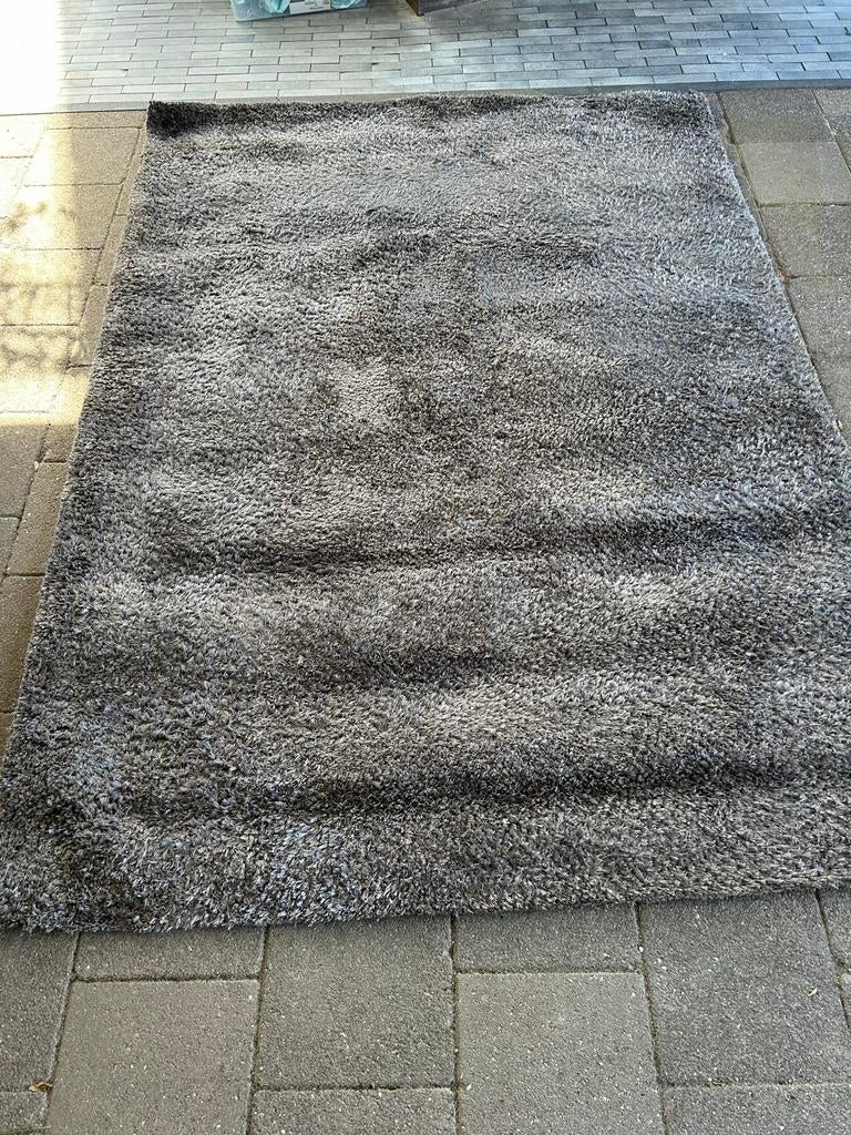 Antraciet vloerkleed 170x240 cm, Huis en Inrichting, Ophalen, Gebruikt, 150 tot 200 cm, 200 cm of meer