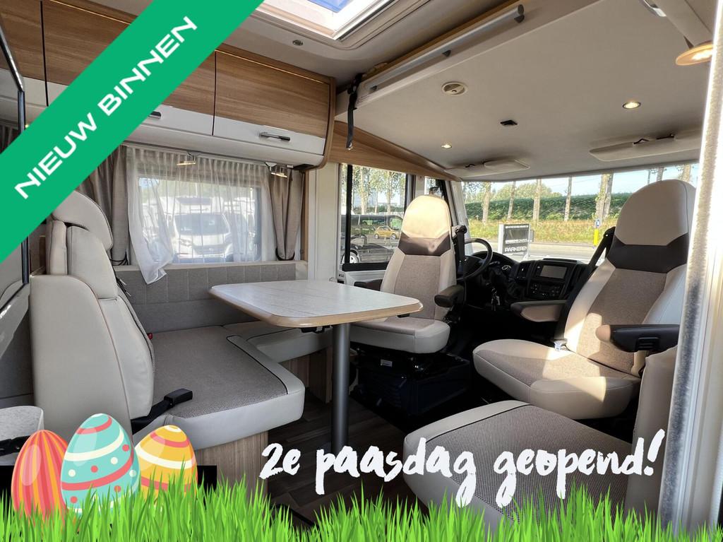 Dethleffs Advantage 7051 DBM Queensbed Hefbed Maxxfan Zonnep, Integraal, Airbags, 7 tot 8 meter, Elektrische ramen