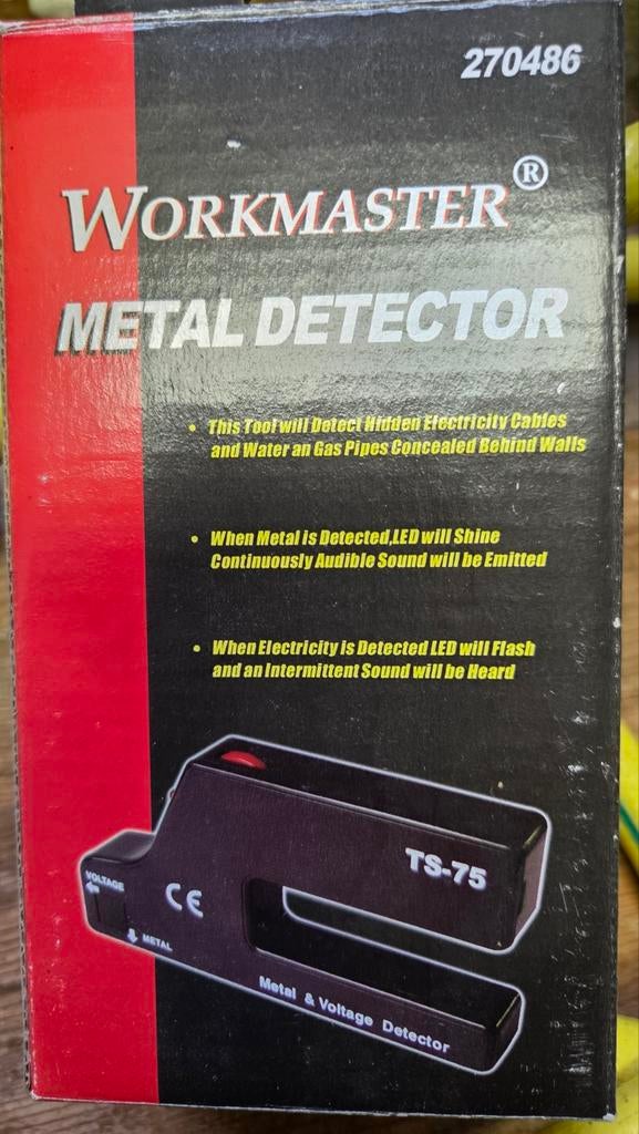 Workmaster metaaldetector TS-75, Ophalen of Verzenden