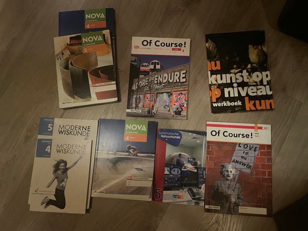 Studieboeken havo 4 en 5, Ophalen, Beta, Zo goed als nieuw