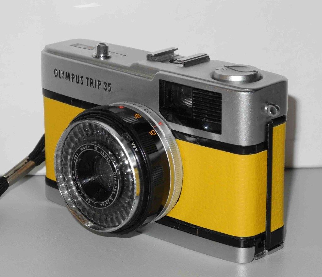 Olympus Trip 35 mint, Geel, Ophalen of Verzenden, Zo goed als nieuw, Compact, Olympus