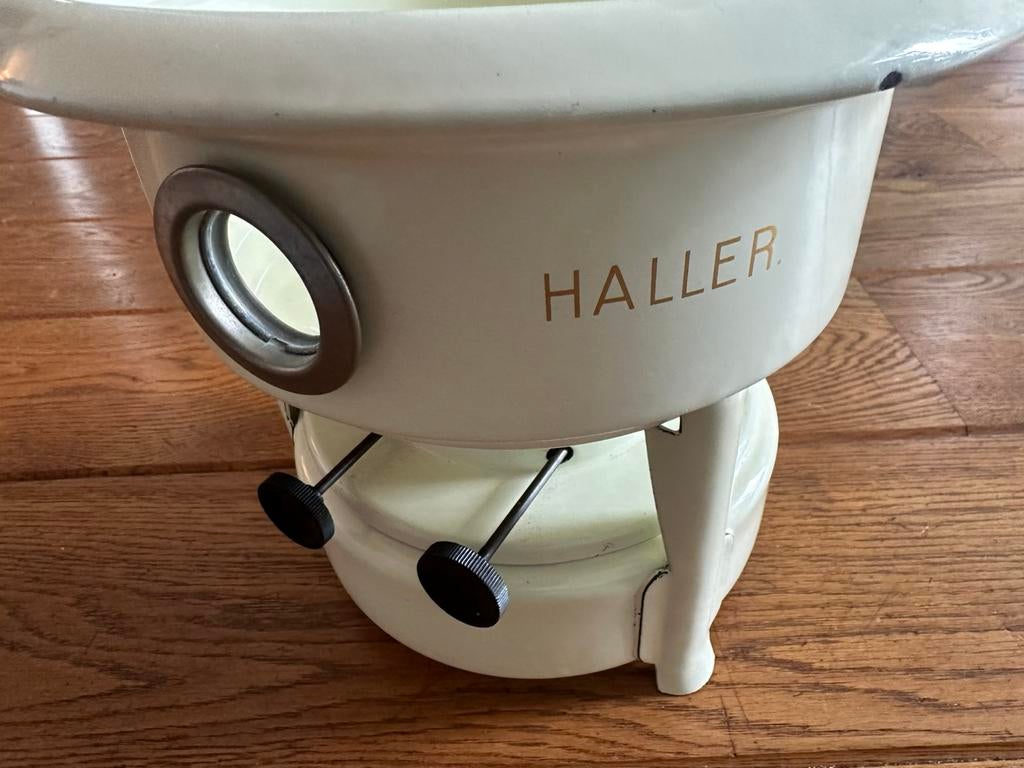 Originele Haller  2 pits, Huis en Inrichting, Lampen | Spots, Ophalen, Zo goed als nieuw, Metaal of Aluminium