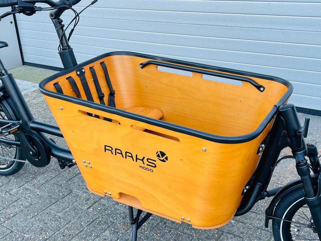 Raaks Modo Elektrische bakfiets tweewieler NIEUW!, 4 kinderen of meer, Huif, Niet ingevuld, Nieuw