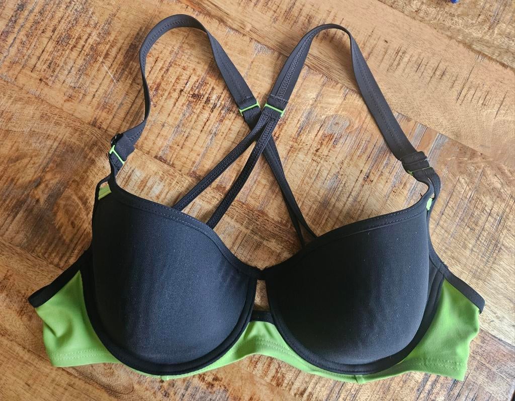 Marlies Dekkers Bikini Top 75D Zwart/Neon Groen, Kleding | Dames, Badmode en Zwemkleding, Marlies Dekkers, Zwart, Ophalen of Verzenden