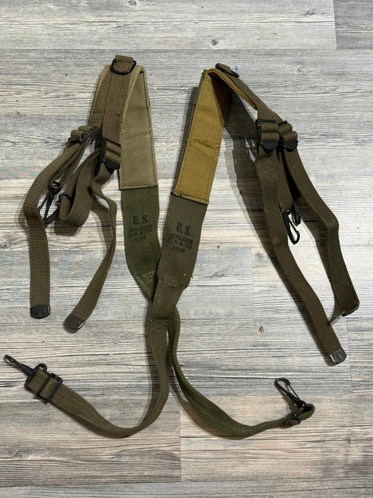 Amerikaanse M-1944 Suspenders 2e Model 1945 WW2, Ophalen of Verzenden, Landmacht, Amerika, Kleding of Schoenen