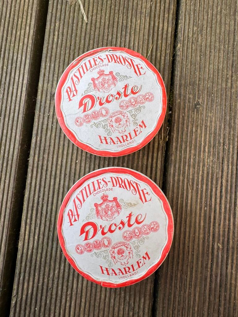 Droste papieren chocolade doosjes, Ophalen of Verzenden, Zo goed als nieuw, Overige typen