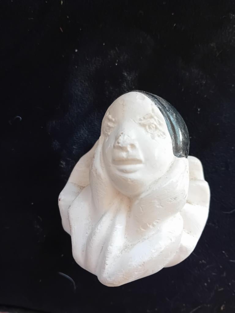 Keramieken pierrot hoofd., Verzamelen, Ophalen of Verzenden