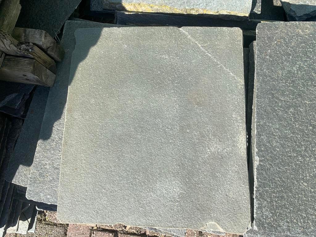 75-80m2 noorse lei - leisteen, Doe-het-zelf en Verbouw, Tegels, 40 tot 60 cm, Gebruikt, 40 tot 60 cm, Hardsteen
