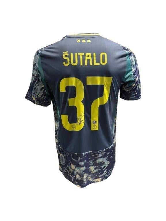 Josip Sutalo gesigneerd AFC Ajax 24/25 shirt, Soccersignings.nl, Shirt, Ophalen of Verzenden, Zo goed als nieuw