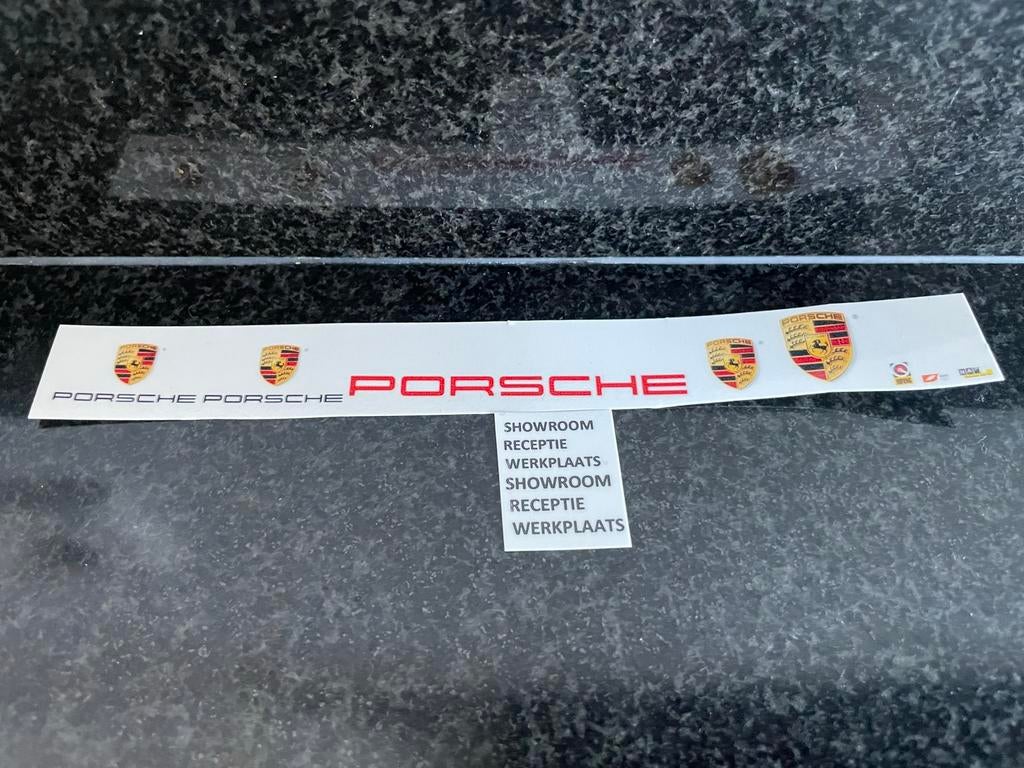 Decals transfer logo set Porsche dealer auto garage 1:87 H0, Verzenden, Nieuw, Overige merken