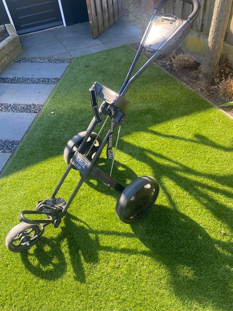 Cadie Q-45 golftrolley, Sport en Fitness, Golf, Ophalen, Gebruikt, Golfkar