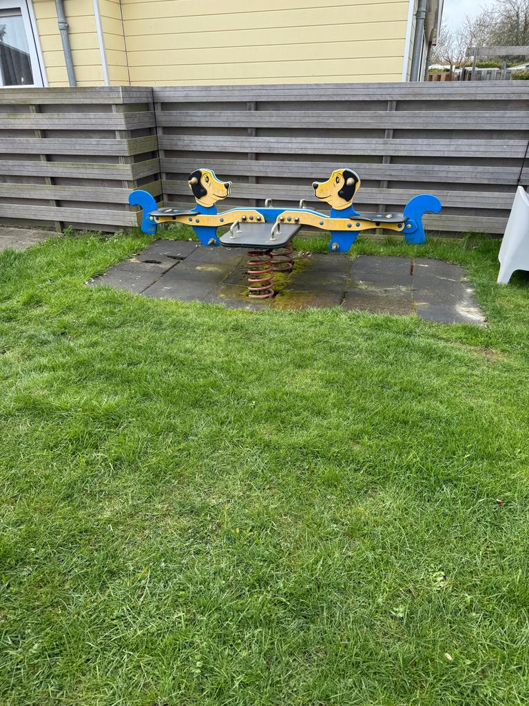 Glijbaan, wipkip en duikelrek, Kinderen en Baby's, Speelgoed | Buiten | Speeltoestellen, Ophalen, Gebruikt, Glijbaan