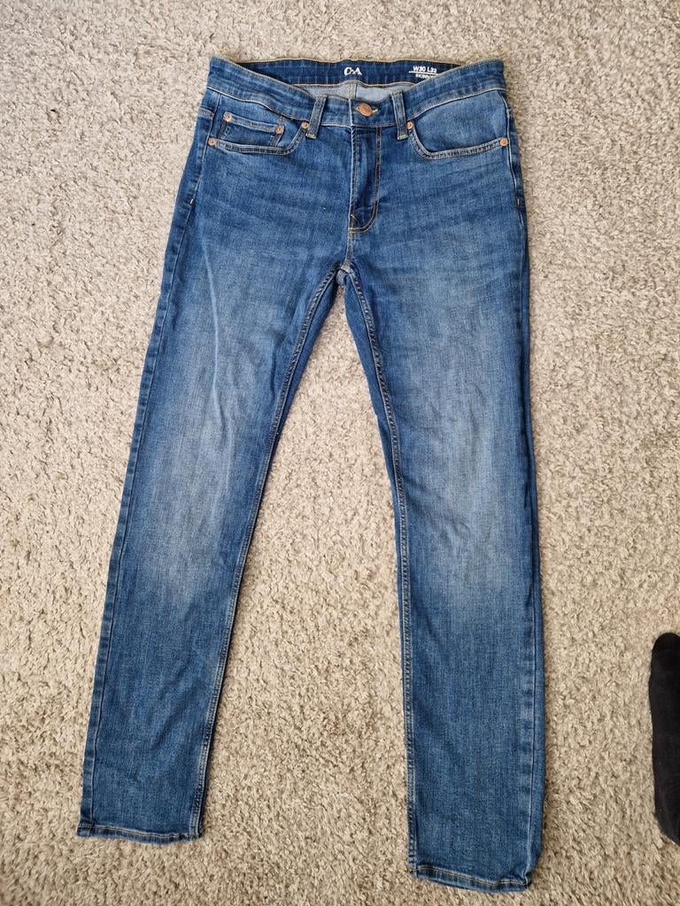 skinny jeans maat 30/32 c&a nieuw, Kleding | Heren, Spijkerbroeken en Jeans, Ophalen of Verzenden, Zo goed als nieuw, Blauw, W32 (confectie 46) of kleiner