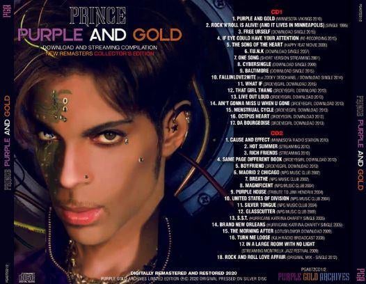 Prince - Purple And Gold 2CD (Download & Stream) Compilation, Verzenden, 2010 - 2019, Nieuw in verpakking