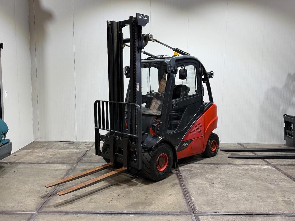 Linde H25D Diesel Sideshift Cabine Led HL1208, 2000 tot 3000 kg, Diesel, Heftruck, Linde