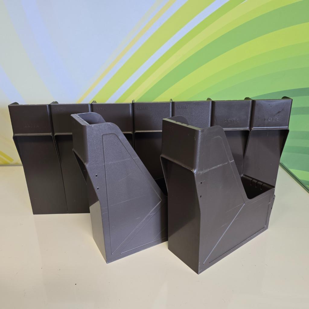 9 stuks tijdschriftcassette / papierbakken / dossierbakken, Diversen, Ophalen, Gebruikt