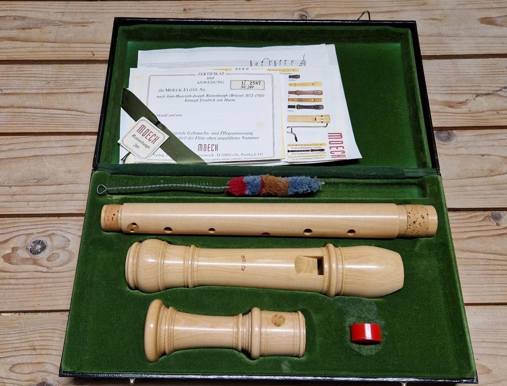 Moeck Rottenburgh Tenor Blokfluit - Zo goed als nieuw, Ophalen of Verzenden, Zo goed als nieuw, Overige typen, Met koffer, hoes of etui