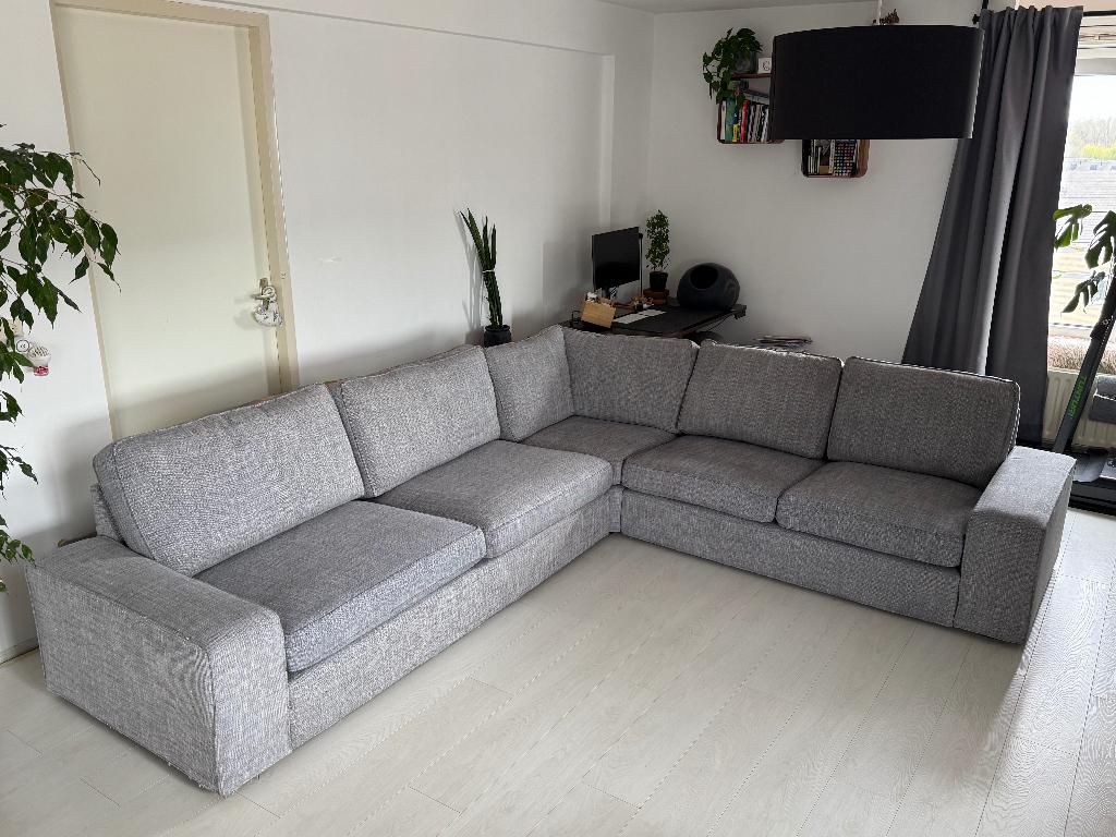 KIVIK, Hoekbank, 5-zits isunda grijs, Ophalen, Gebruikt, Hoekbank, 150 cm of meer